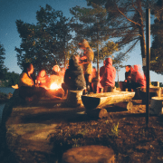 Campre questions to connect students. Photo credit: Tegan Mierle