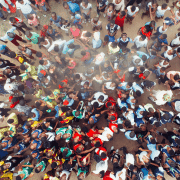 Large group of people. Photo credit: Benny Jackson