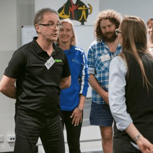 Mark Collard playing Your Add group activity as part of professional development workshop with ACA conference 2017