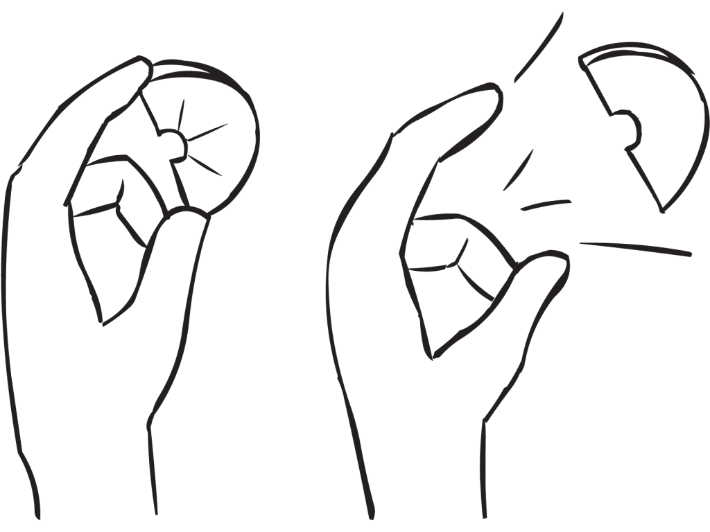 Two hands popping a couple of finger-snaps fun large group game