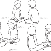 Why debrief? Three sets of partners sharing with one another as part of partner icebreaker activity Paired Shares and Paired Share Debrief