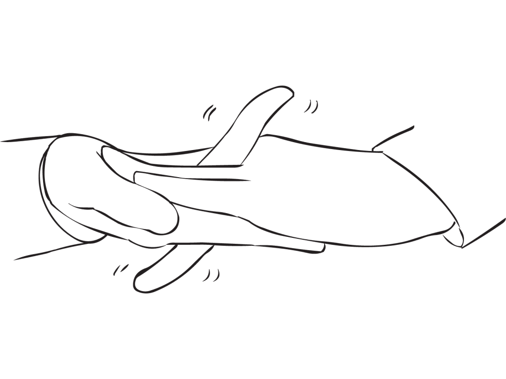 Two hands with interwoven fingers create playful energiser game called Wiggle Waggle