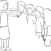 Fun circle group name game called Bumpity Bump Bump Bump