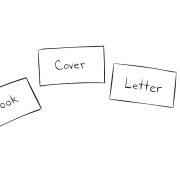 Set of index cards with words forming part of challenging word puzzles called Word Circles