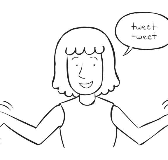 Woman waving her arms acting like a bird in hilarious circle game King Frog