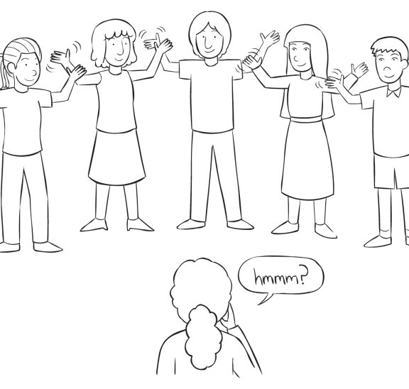 Interactive group warm-up energiser called Follow The Leader