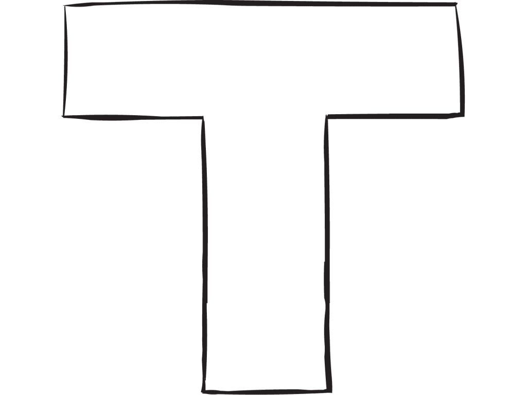 Creative brain teaser T-Puzzle