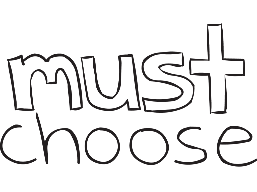 Illustration of Must Choose words
