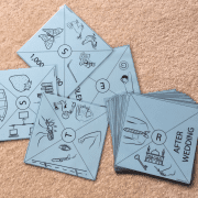 Once printed, you can laminate your Connectiles team puzzle pieces