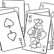 Series of playing cards as used with Card Talk