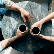 Connect first over coffee. Credit Joshua Ness