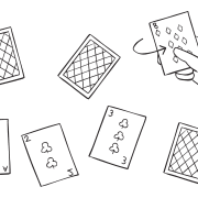 Flip Over Ten playing cards group initiative