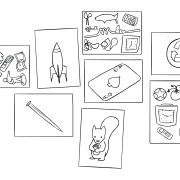 Illustration of UBUNU cards used as part of fun problem-solving exercise Mimeograph