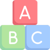 Illustration of letters A B C