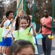 Active learning with students doing physical education