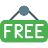 Illustration of Free sign