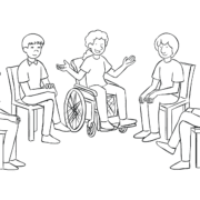 Group discussion method as part of Aristotle Cafe activity