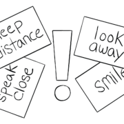 Four cards with instructions for Culture Shock culture diversity exercise