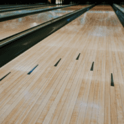 Ten pin bowling lane representing analogy of facipulation