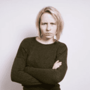 Grumpy woman asking why are we playing games