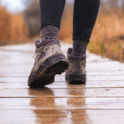 Walking is controlled falling