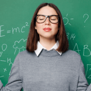 Teacher being clam wondering how to calm a group of teens