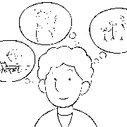 Man thinking of two truths and a dream an intriguing icebreaker game