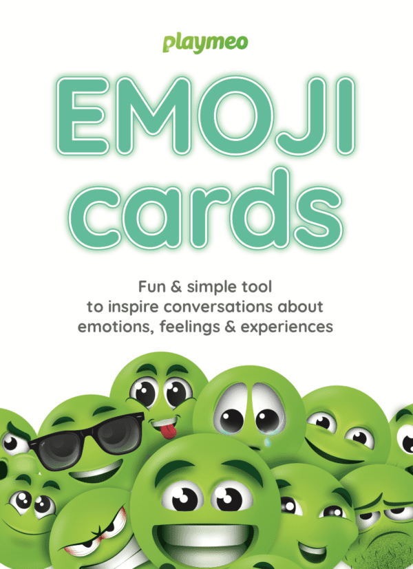 Emoji Cards front of tuckbox