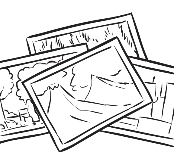 Bunch of photographs used in visual reflection activity of Photo Language