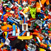 Be creative leading group games with Lego bricks. Credit Rick Mason