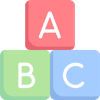 Illustration of letters A B C