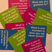 We Connect cards pose some of the best icebreaker questions