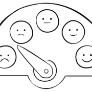 Illustration of emotional well-being check-in exercise