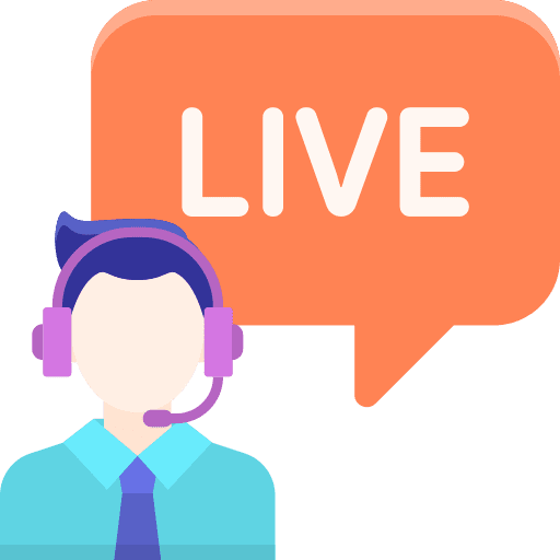 Live chat icon illustration