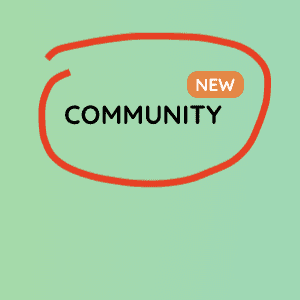 New Community tab on playmeo