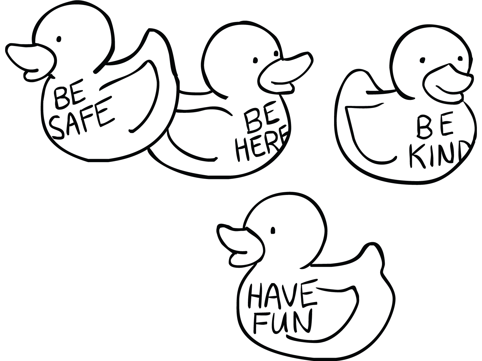 Ducks In A Row Playful Representation to Explore Values