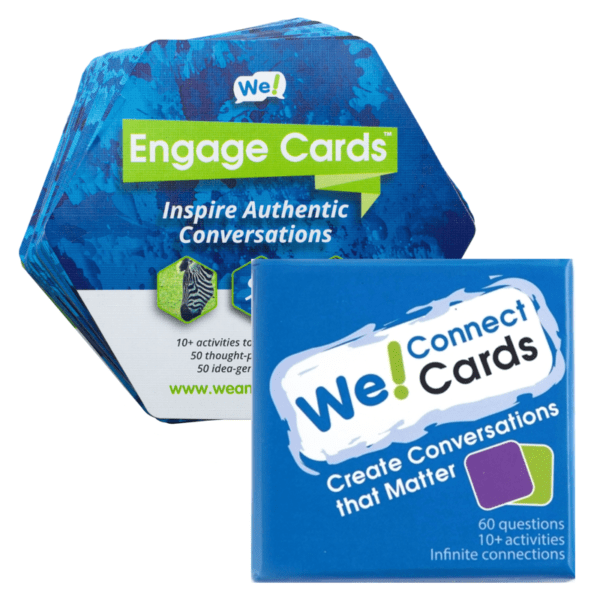 Best-selling bundle of We Connect Cards and We Engage Cards