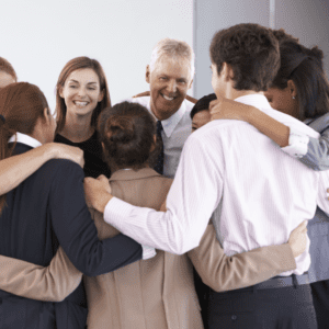 Group hug closing activities