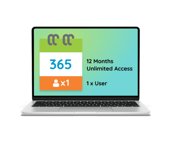 Annual Pro membership offers 12 months access for 1 x user