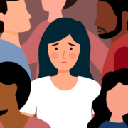 Woman anxious about being told to pick a partner