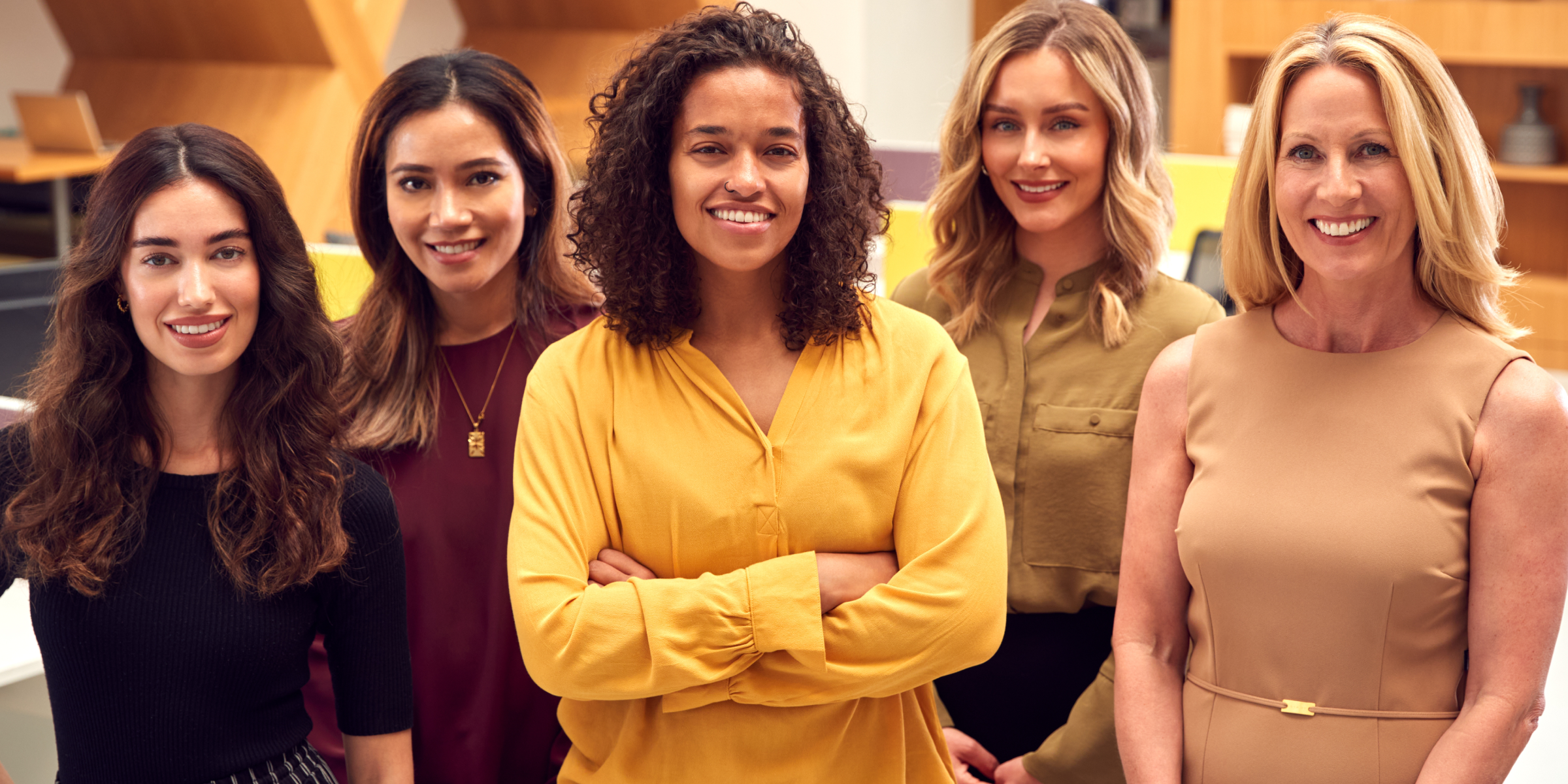 Group of women starting strong with an unofficial start